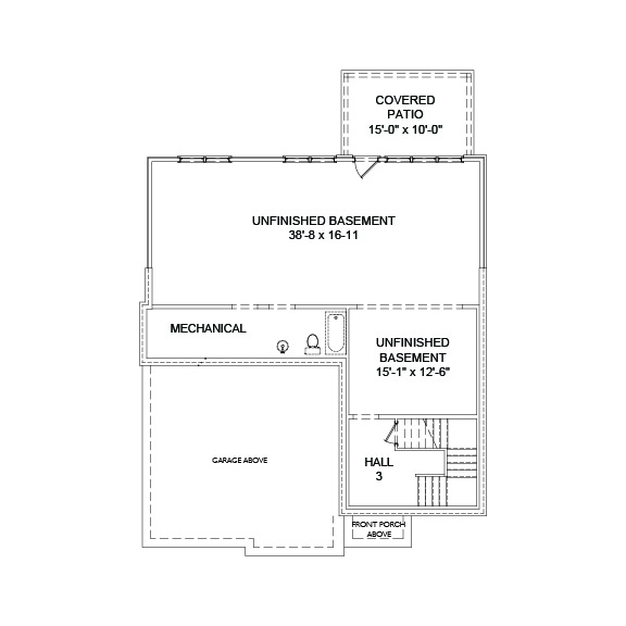 The McKinney 1B Basement Floor Plan Signature Homes