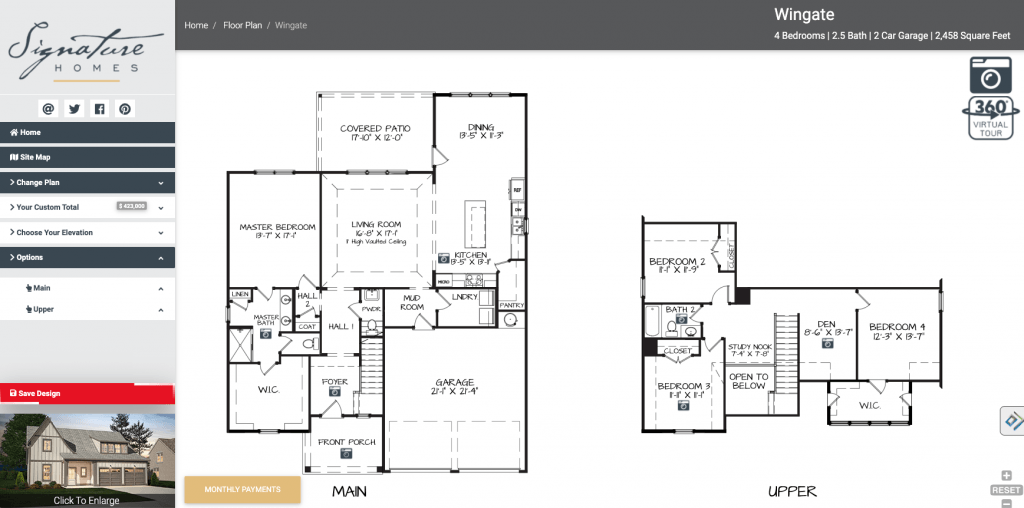 Our Interactive Planner - Build Your Home Online! - Signature Homes