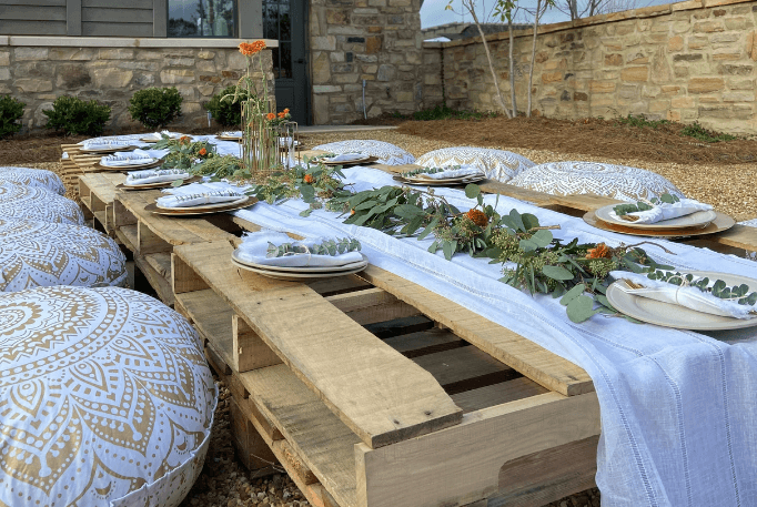 boho picnic table ideas