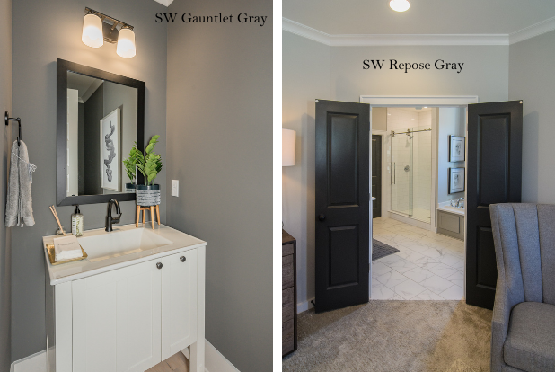 bathroom paint color ideas gray sherwin williams interior paint colors
