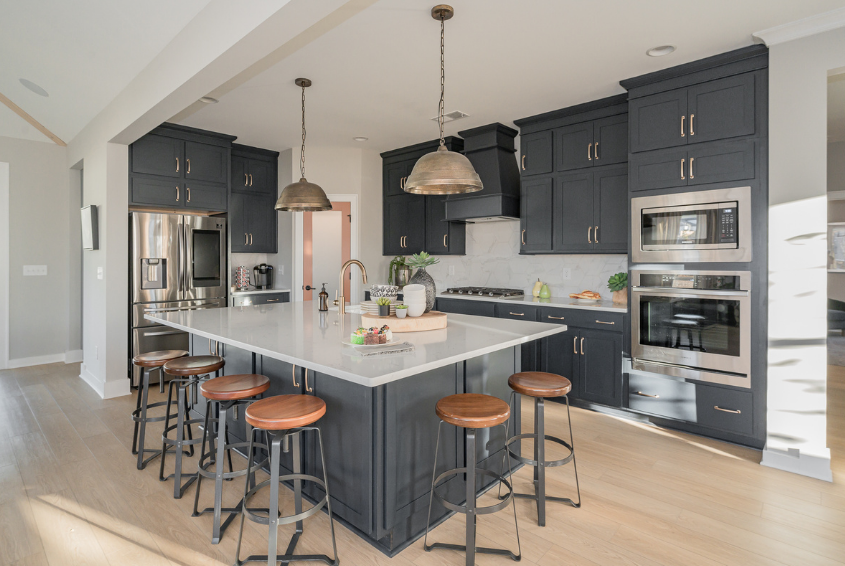 blue kitchen cabinets admiral navy color