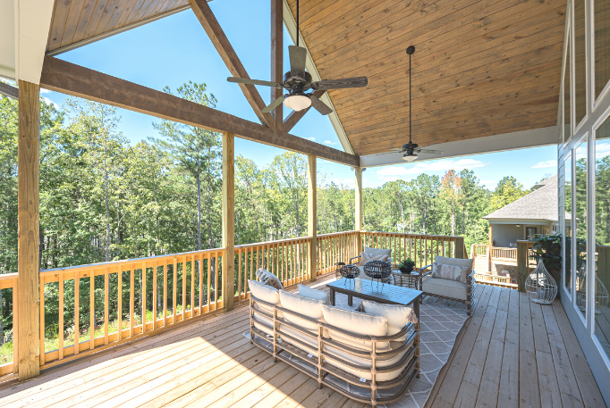 vaulted ceilings outdoor patio