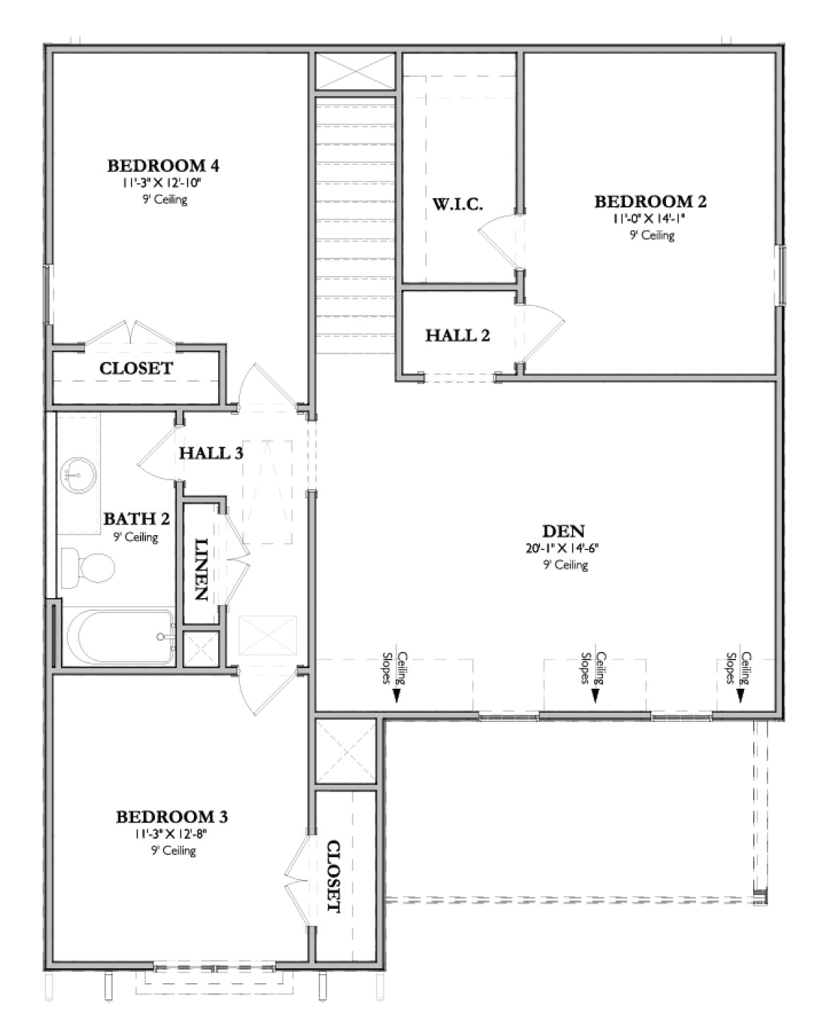 The Rigby 1A- Home Site 2031Upper Level