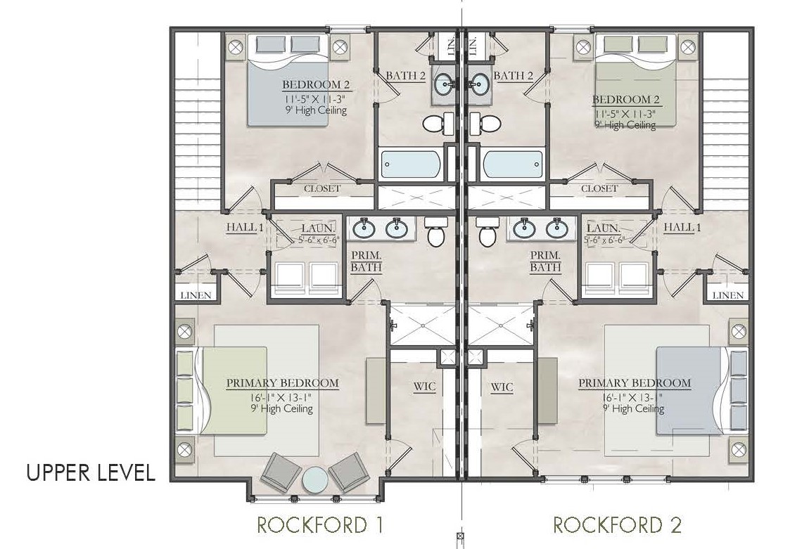 The Rockford 1 & 2- Cottage 4Upper Level