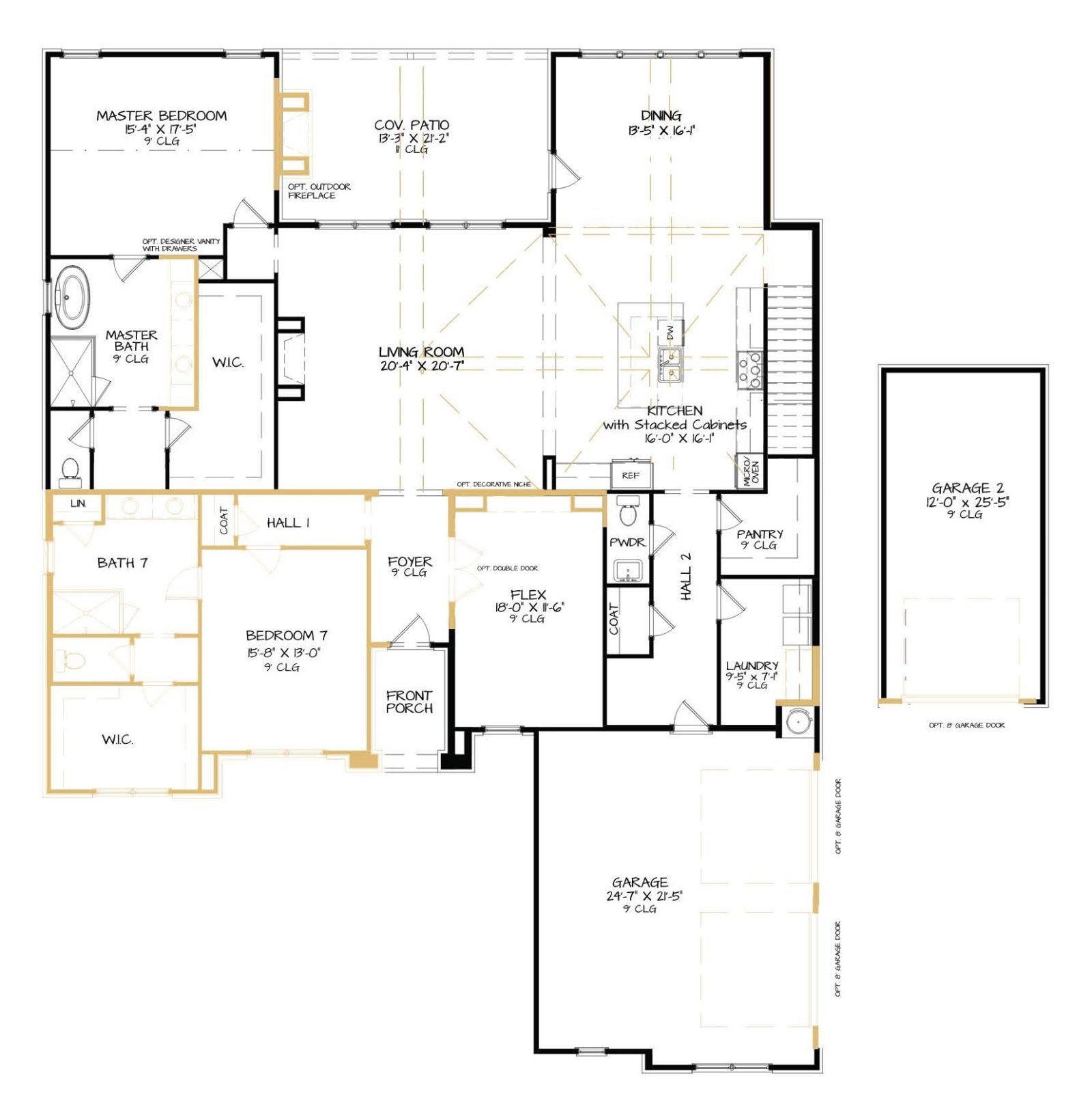 The Langston 4B- Home Site 1354 Floor Plan - Signature Homes