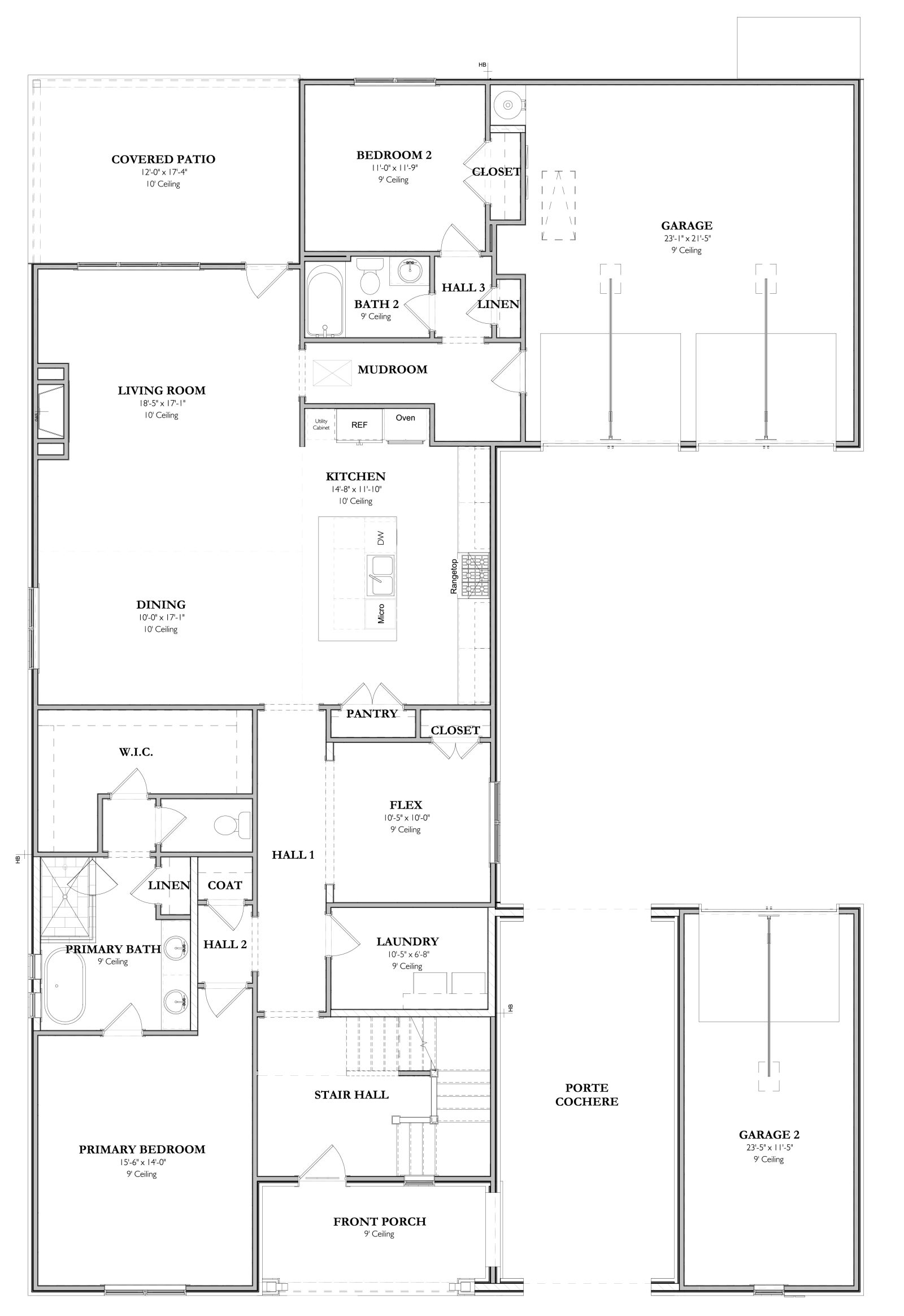 The Clairmont 1BMain Level