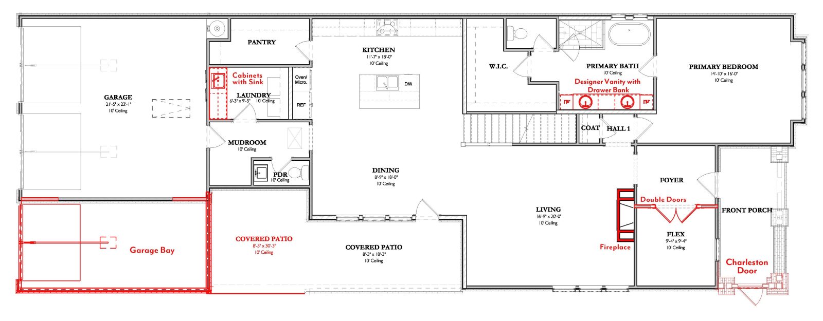 The Fielding 1A Craftsman- Home Site 7Main Level
