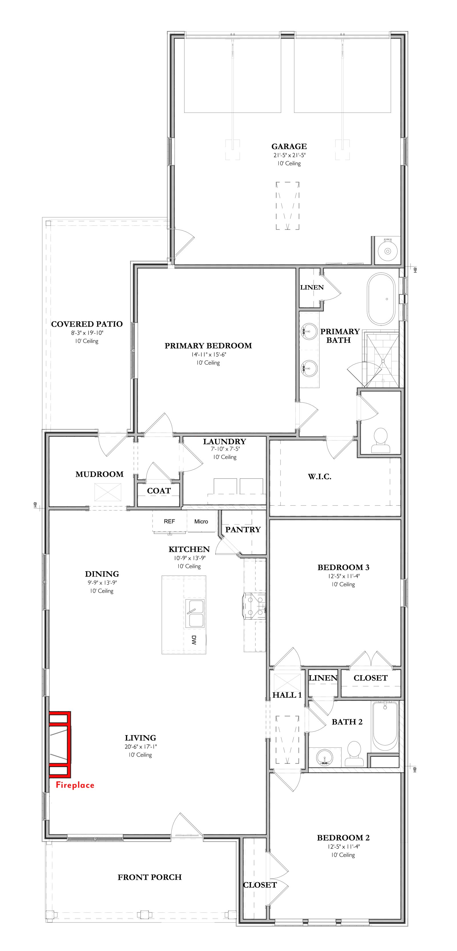 The Carriage 2B- Home Site 5216Main Level